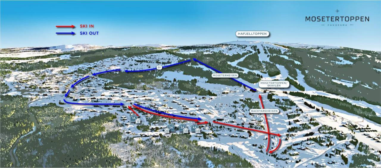 Mosetertoppen Panorama, Anneks 2B - Hafjell Exterior foto